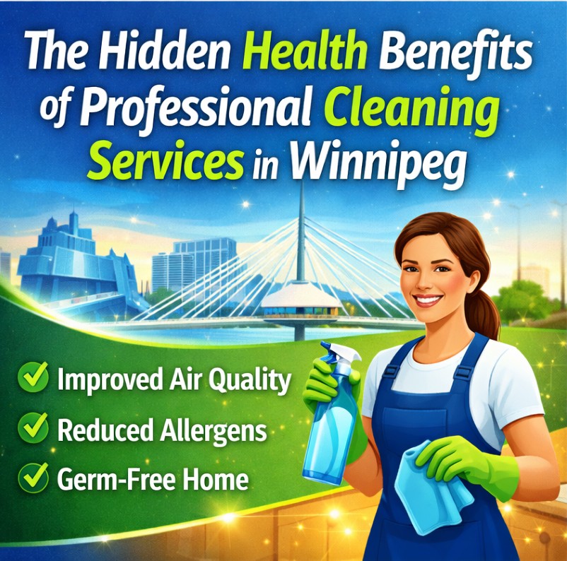 An image for a blog titled The Hidden Health Benefits of Professional Cleaning Services in Winnipeg