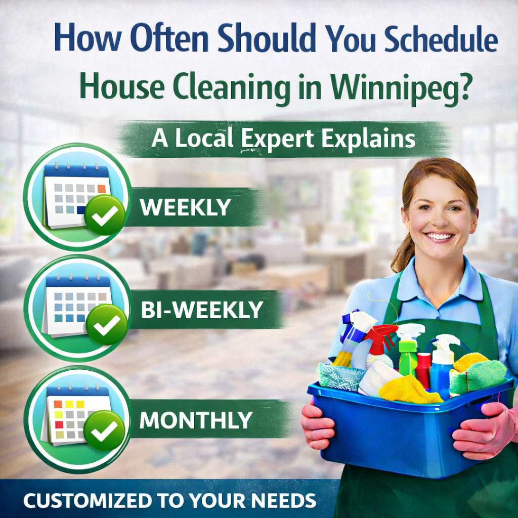 How Often Should You Schedule House Cleaning in Winnipeg A Local Expert Explains