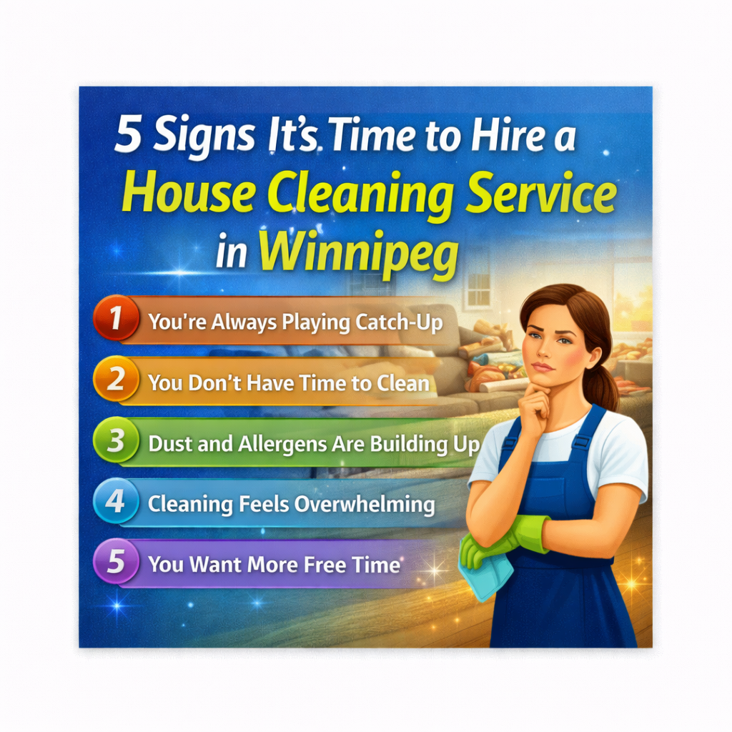 5 Signs It’s Time to Hire a House Cleaning Service in Winnipeg