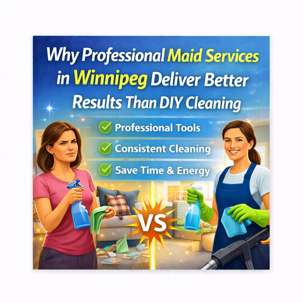 Why Professional Maid Services in Winnipeg Deliver Better Results Than DIY Cleaning