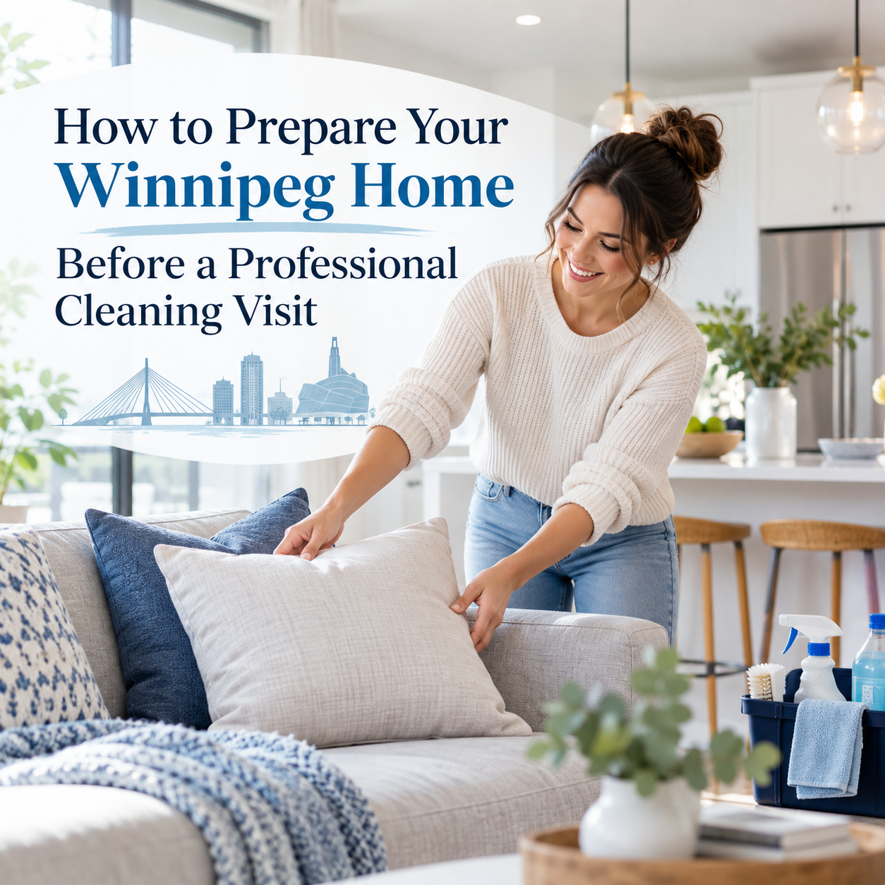 An image for the blog titled How to Prepare Your Winnipeg Home Before a Professional Cleaning Visit