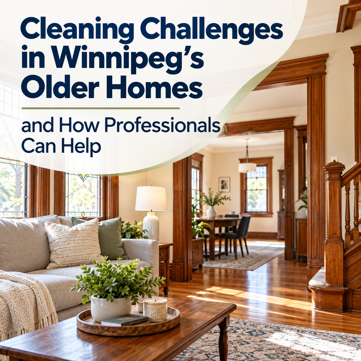 An image for the blog titled Cleaning Challenges in Winnipeg's Older Homes and How Professionals Can Help